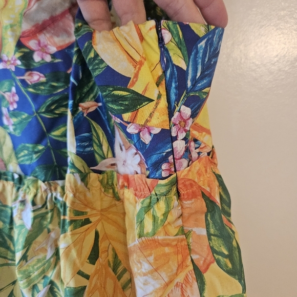 Farm Rio Capirinha Tropical Print Mini Dress XL - Picture 8 of 9